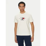 Tommy Hilfiger Majica Sailing MW0MW38628 Écru Regular Fit
