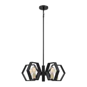 Elstead Lighting Elstead Quoizel Bismarck Viseča stropna svetilka Earth Black, (22097834)