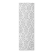 Sivo-slonokoščen zunanji in notranji tekač 80x250 cm Duet Liora – NORTHRUGS