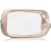 Notino Travel Collection Cosmetic bag prozorna kozmetična torbica transparenten (M)transparentna (F)transparentno (N) S Beige 1 kos