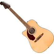 Fender California Deluxe Redondo CE LH WN Natural Elektro-akusticna dreadnought