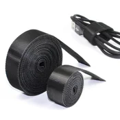 INF Velcro za urejanje kablov – 1 zvitek 5 m, (21276467)