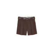 Dilvin Hlače Shorts temno rjava