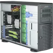 Supermicro CSE-743AC-1K26B-SQ computer case Full Tower Black 1200 W (CSE-743AC-1K26B-SQ)