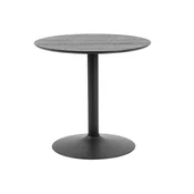 Miza Norsica 989 Črni pepel, Črna, 74cm, MDF plošča, Kovina