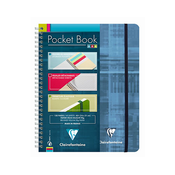 Spiralni blok Clairfontain Pocket Book A5+ - črte