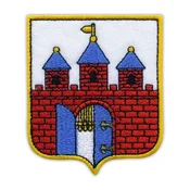 shumee Našitek grba mesta Bydgoszcz - magnetna podlaga - vezen našitek/značka/emblem