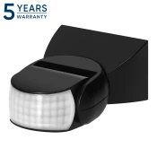 Podesivi PIR senzor pokreta 360°/180°, IP65, 1200W, crni, TUYA Smart Wi-Fi