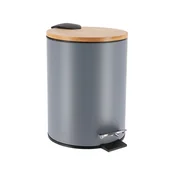 TENDANCE koš za smeti s pedalom, 2,5l, soft close, siv 6508180