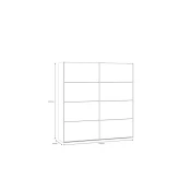 ToPohištvo Drsna omara Sophistispaces 200cm