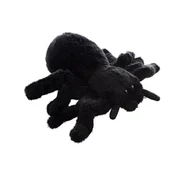 Uni-Toys Plišasti črni pajek 14 cm Okolju prijazen