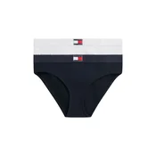 Tommy Hilfiger Underwear Spodnjice mornarska / živo rdeča / bela