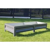Polimerna visoka greda – 20 cm GRAFIT