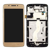 Motorola Moto G5 Plus - LCD zaslon + steklo na dotik + okvir (Gold) TFT