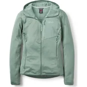 Ženska jopa Rab Ascendor Light Hoody, temno figo zelena (M)