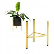 STOJALO ZA CVETLICE Kovinsko stojalo za rože Gold Loft Dijon S MAX. LONČEK 20,5 cm