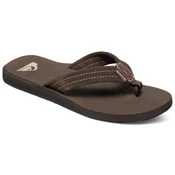 Quiksilver moške japonke Carver Suede M, rjave, 45