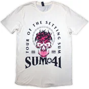 Sum 41 Tour 24 Pink Skull (Back Print & Ex-Tour) Natural M Majica