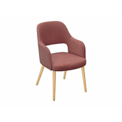 Stol Sparks 198 (Magic Velvet 2258 Bukev) Bukev, 86x56x49cm, Blago, Les, Naslonjala za roke