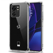 Techsuit Shockproof Clear Silicone prozoren ovitek, odporen na udarce, za Motorola Edge 40 / Edge (2023)