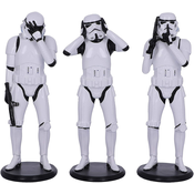 Set figurica Nemesis Now Star Wars: Original Stormtrooper - Three Wise Stormtroopers, 14 cm