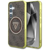 1 to 3 Ovitek Guess Tpu Za Samsung Galaxy S25 4G Gumb Z Bleščicami Za Magsafe