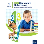 Elementarz odkrywców NEON klasa 1 zeszyt ćwiczeń do kaligrafii matematycznej EDYCJA 2023-2025