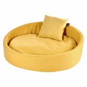 Žuti krevet za pse 60x80 cm – Love Story