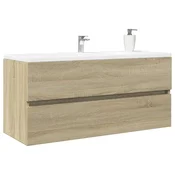 Ormaric za umivaonik boja hrasta sonome 100x38,5x45 cm drveni