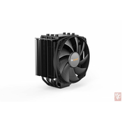 Be quiet! Dark Rock 4, 135mm PWM fan, max. 21.4 dB(A), 200W TDP cooling performance, six copper heat pipes, Supports an additional 120mm fan
