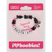Keep a Breast I Love Boobies Kandi Jewellery gothic