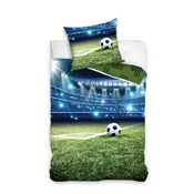 shumee Bombažna posteljnina 160x200 Nogometni gol