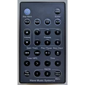 General BOSE WAVE I, II, III, IV - replacement remote controlBLACK
