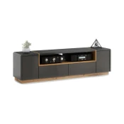 TV miza FRED antracit/hrast artisan