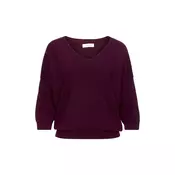 VIVANCE Pulover bordo