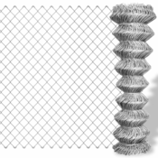 VIDAXL pocinkana pletena mrežasta ograja (25x1.25m)