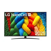 LG Televizor 55NANO81A3A, 55, NanoCell, 4K Smart, Tamnosivi