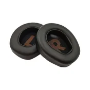 Nadomestne blazinice za ušesa za JBL Quantum 400, Spominska pena + PU usnje, Črne, 1 Par