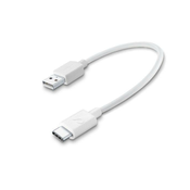 Kabel USB CELLULARLINE, USB-C, 0.15m, bel