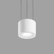 Egger Licht Egger DLS viseča svetilka Clippo bela/bela O10 cm DALI DTW navzgor/navzdol - Dnevna soba/jedilnica - Sodobni - Aluminij