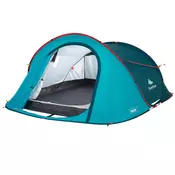 Šator za kampiranje 2 Seconds za 3 osobe plavi