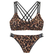 Bruno Banani Bikini rjava/brokat/črna