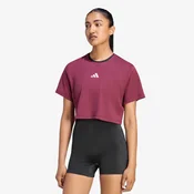 Majice adidas Tennis Climacool Lace Crop T-Shirt Pro Maroon S