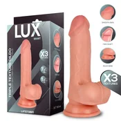 DILDO Lux Brant Triple Density With Balls 19,5 cm