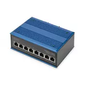 Digitus DN-651121 mrežno stikalo Brez upravljanja L2 Gigabit Ethernet (10/100/1000) Power over Ethernet (PoE) Črna, Modra