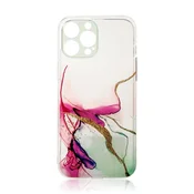 HURTEL Ohišje Marble Case za Samsung Galaxy A12 5G, silikonski ovitek, marmor, menta