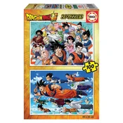 Northix Dragon Ball Super 2x100-delna sestavljanka za oboževalce in zbiratelje