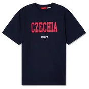 Moška majica CCM Flag Tee Team CZE Navy S