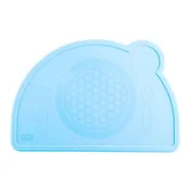 Chicco Silikonski tanjir za bebe plavi