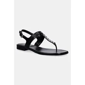 MICHAEL Michael Kors ženski usnjeni sandali z ravnim podplatom Marcia Thong Sandal